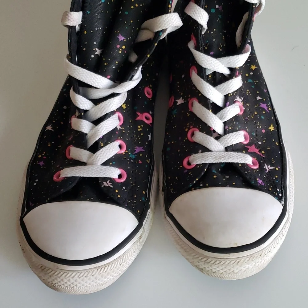 Converse Starry Outer Space Black Sneakers - Picture 2 of 5